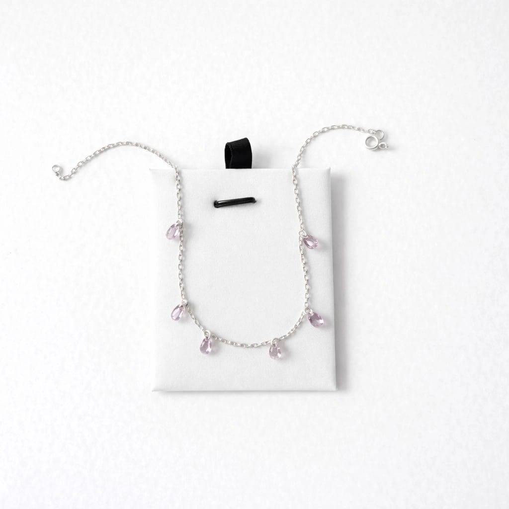 Pulseira na Cartier com 6 Zirconias Gota